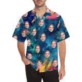 Custom Face Hawaiian Shirt My Lover Personalized Aloha Shirt Birthday Vacation Party Gift for Him