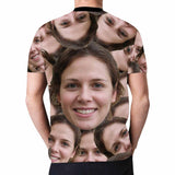 50% Off-Custom Seamless T Shirt with Face Photo Shirt Men's All Over Print T-shirt for Anniversary Gift