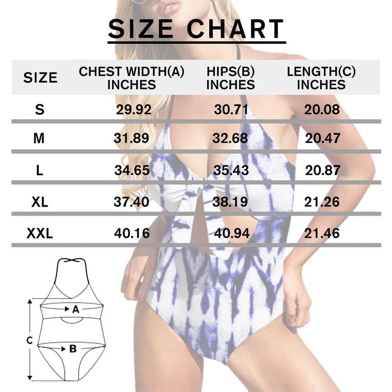 American Flag Monokini Custom Boyfriend Face Flag Swimsuit Women's Backless Bow Hollow Out Swimsuit